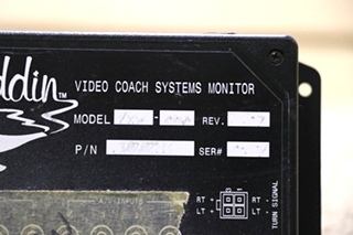 USED MOTORHOME 38080035 ALADDIN COACH SYSTEMS MONITOR RV PARTS FOR SALE
