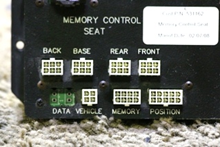 USED MEMORY CONTROL SEAT SWITCH RV PARTS FOR SALE