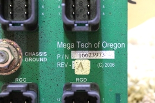 USED RV 16623973 MEGA TECH OF OREGON DIST PCB BOARD FOR SALE