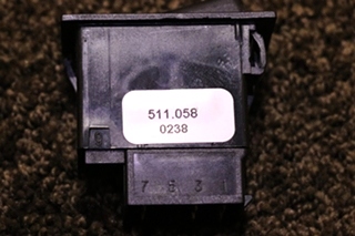 USED RV FAST IDLE 511.058 DASH SWITCH FOR SALE