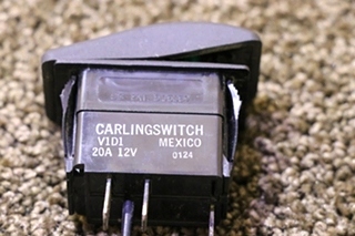 USED DASH SWITCH WITH GREEN LIGHT BAR RV PARTS FOR SALE