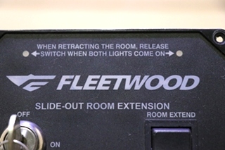 USED FLEETWOOD SLIDE-OUT ROOM EXTENSION PANEL RV PARTS FOR SALE