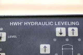 USED HWH HYDRAULIC LEVELING TOUCH PAD MOTORHOME PARTS FOR SALE