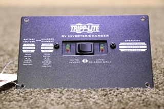 USED RV TRIPP LITE INVERTER/CHARGER SWITCH PANEL FOR SALE