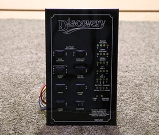 USED DISCOVERY TANK MONITOR & SWITCH PANEL RV PARTS FOR SALE