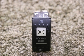 USED RV DOCKING LIGHT ON / OFF DASH SWITCH FOR SALE