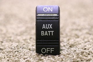 AUX BATTERY ON / OFF DASH SWITCH USED MOTORHOME PARTS FOR SALE