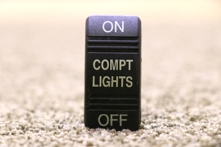 USED COMPT LIGHTS ON / OFF DASH SWITCH MOTORHOME PARTS FOR SALE