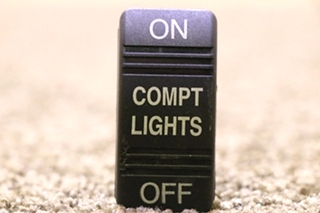 USED COMPT LIGHTS ON / OFF DASH SWITCH MOTORHOME PARTS FOR SALE