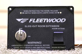 USED RV FLEETWOOD SLIDE-OUT ROOM EXTENSION PANEL FOR SALE