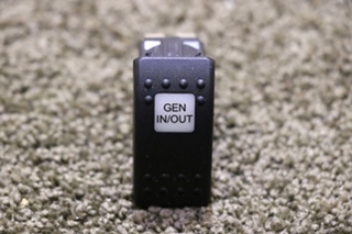 USED RV GEN IN / OUT V8D1 DASH SWITCH MOTORHOME PARTS FOR SALE