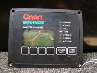 USED RV/MOTORHOME ONAN EQUINOX ELECTRIC REMOTE PANEL