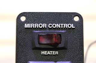 USED MIRROR CONTROL WITH HEATER SWITCH PANEL RV PARTS FOR SALE