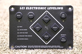 USED 10537D LCI ELECTRONIC LEVELING TOUCH PAD RV PARTS FOR SALE