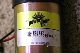 POWER GEAR 524137 USED SLIDE OUT MOTOR RV PARTS FOR SALE