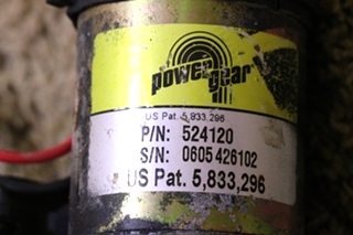 USED 524120 POWER GEAR SLIDE OUT MOTOR MOTORHOME PARTS FOR SALE