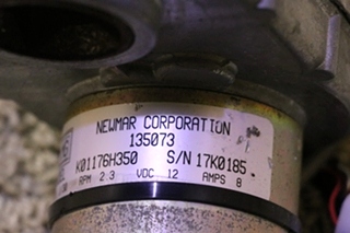USED KMG / NEWMAR 135073 SLIDE OUT MOTOR K01176H350 RV PARTS FOR SALE