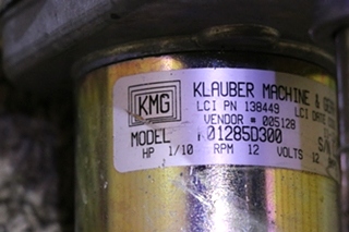 USED K01285D300 KMG - KLAUBER SLIDE OUT MOTOR MOTORHOME PARTS FOR SALE