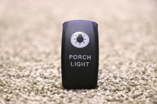 USED RV PORCH LIGHT DASH SWITCH FOR SALE