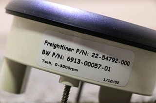 USED RV FREIGHTLINER 7671-10001-01 TACHOMETER DASH GAUGE FOR SALE