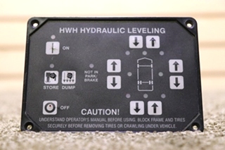 USED HWH AP10054 HYDRAULIC LEVELING TOUCH PAD RV PARTS FOR SALE