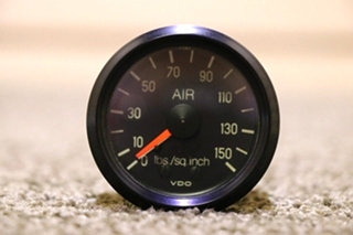 USED 1 122 001 135A AIR PRESSURE DASH GAUGE RV PARTS FOR SALE
