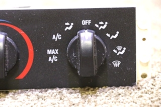 USED RV/MOTORHOME DASH AC CONTROL SWITCH PANEL FOR SALE