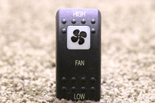 USED RV/MOTORHOME FAN HIGH / LOW DASH SWITCH FOR SALE