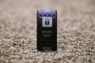 USED V8D1 LOCK / UNLOCK KEYLESS ENTRY DASH SWITCH RV PARTS FOR SALE