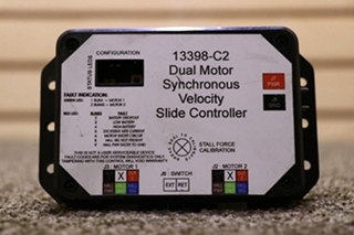 USED 13398-C2 DUAL MOTOR SYNCHRONOUS VELOCITY SLIDE CONTROLLER MOTORHOME PARTS FOR SALE