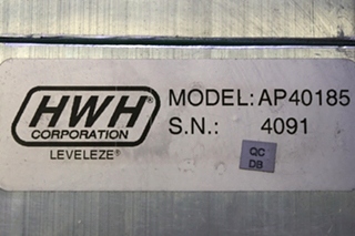 USED RV HWH LEVELING CONTROL BOX AP40185 FOR SALE