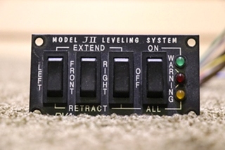 USED MOTORHOME RVA JII LEVELING SYSTEM SWITCH PANEL FOR SALE