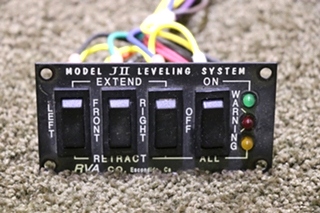 USED MOTORHOME RVA JII LEVELING SYSTEM SWITCH PANEL FOR SALE