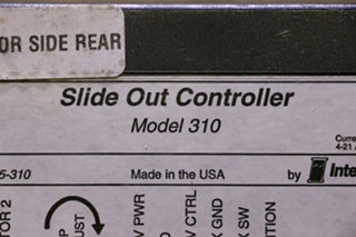 USED SLIDE OUT CONTROLLER MODEL 310 BY INTELLITEC RV PARTS FOR SALE