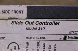 USED SLIDE OUT CONTROLLER MODEL 310 BY INTELLITEC 00-00525-310 MOTORHOME PARTS FOR SALE