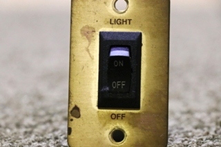 USED BROWN & GOLD SWITCH PANEL RV PARTS FOR SALE