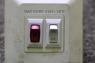 USED RV BATTERY CUT-OFF DOUBLE SWITCH PANEL FOR SALE