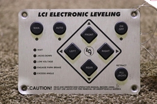 USED MOTORHOME LCI ELECTRONIC LEVELING 10537B TOUCH PAD FOR SALE