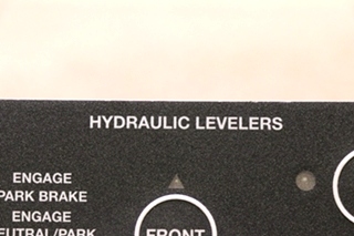 USED 500535 POWER GEAR HYDRAULIC LEVELERS TOUCH PAD RV PARTS FOR SALE