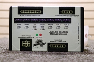 USED RV/MOTORHOME POWER GEAR LEVELING CONTROL MODULE 500645 FOR SALE