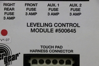 USED RV/MOTORHOME POWER GEAR LEVELING CONTROL MODULE 500645 FOR SALE