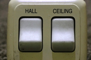 USED RV/MOTORHOME HALL AND CEILING SWITCH PANEL FOR SALE