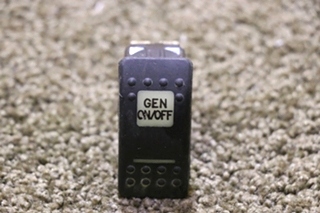 USED RV GEN ON / OFF V8D1 DASH SWITCH FOR SALE