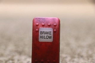 USED RED BRAKE HI / LOW V6D1 DASH SWITCH MOTORHOME PARTS FOR SALE