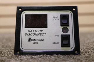 USED 01-00066-005 INTELLITEC BD1 BATTERY DISCONNECT SWITCH PANEL RV PARTS FOR SALE