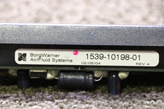 USED BORG WARNER WARNING LIGHT BAR 1539-10198-01 RV PARTS FOR SALE