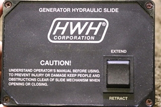 USED RV HWH GENERATOR HYDRAULIC SLIDE CONTROL BOX AP30278 FOR SALE
