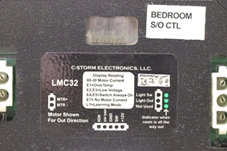 USED MOTORHOME LMC32 C-STORM ELECTRONICS SLIDE OUT CONTROL BOARD FOR SALE
