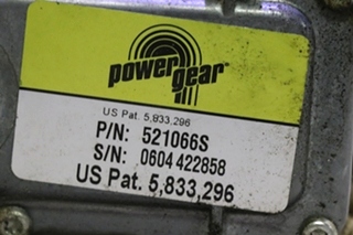 USED POWER GEAR 521066S SLIDE OUT MOTOR RV PARTS FOR SALE