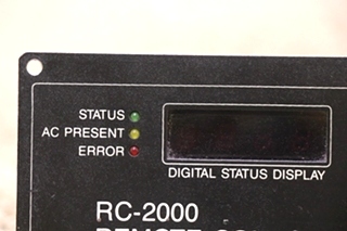 USED RC-2000 TRACE ENGINEERING REMOTE CONTROL PANEL RV/MOTORHOME PARTS FOR SALE